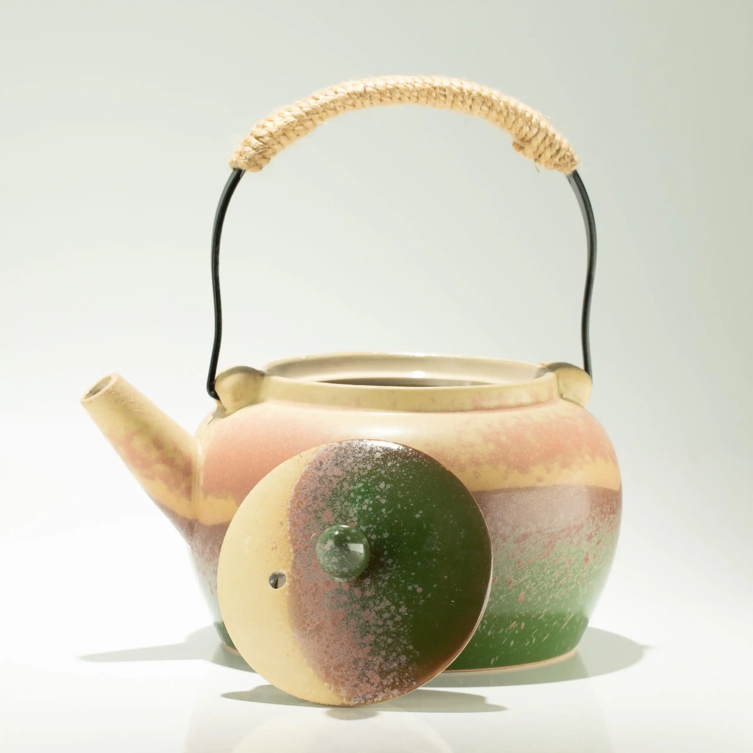 Japanese Kyusu Style Tea Set - For Green Tea - Four Cups - Image 2