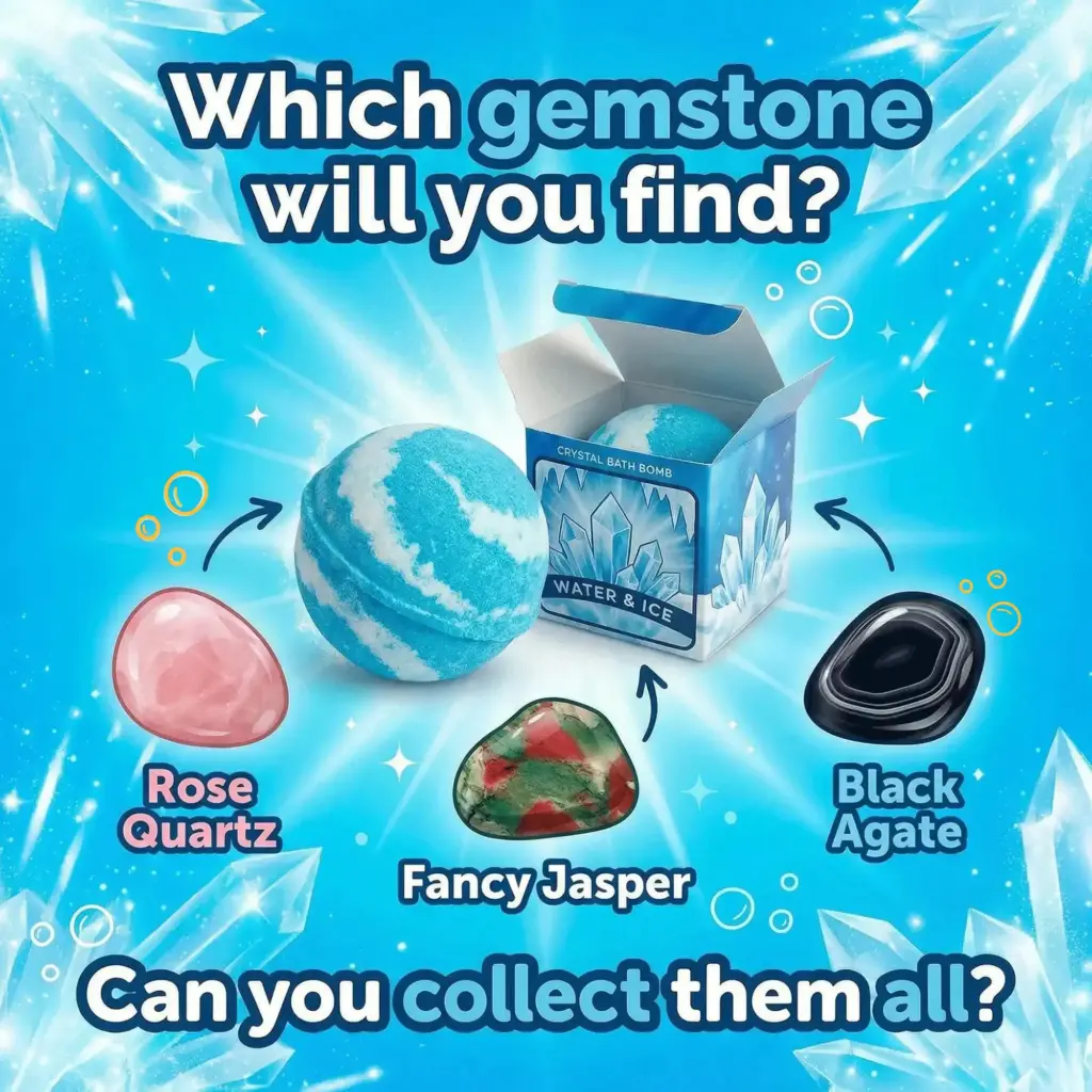 Elemental Crystal Bath Bomb – Water | www.artisangoods.co.uk