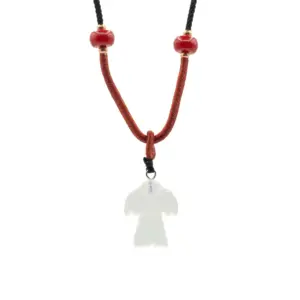 Cord Necklace Gemstone Pendant – Opalite Angel | www.artisangoods.co.uk 2