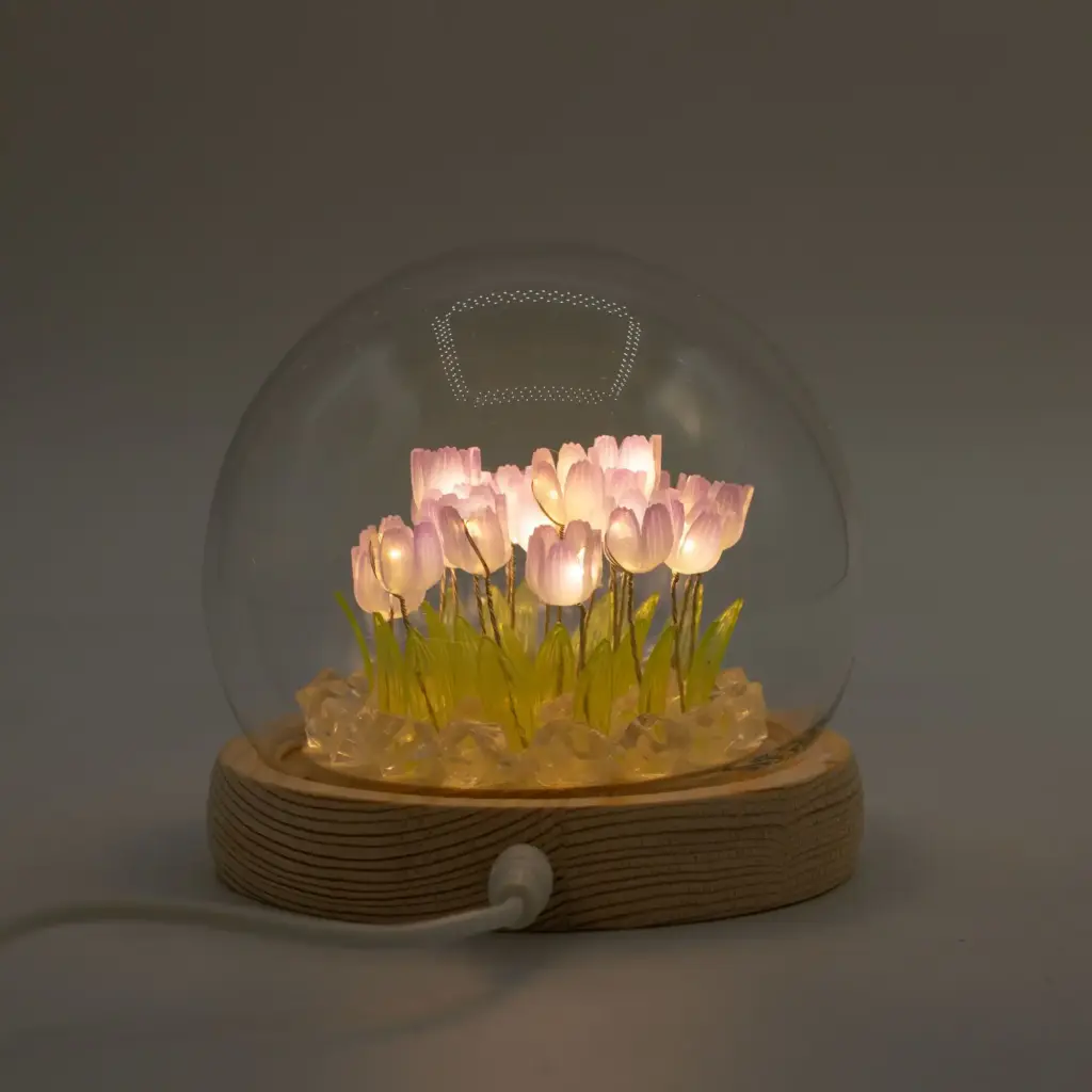 Floral Glow Garden Dome – 20 Tulips – LED USB | www.artisangoods.co.uk 3 Floral Glow Garden Dome – 20 Tulips – LED USB | www.artisangoods.co.uk 3