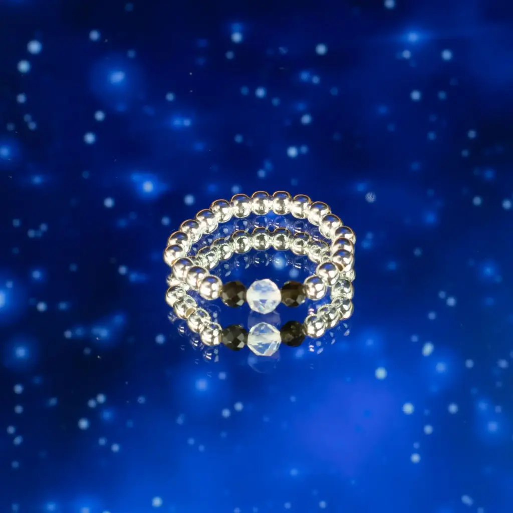 Nymph Spirit Gemstone Ring Set – Northern Lights | www.artisangoods.co.uk 9