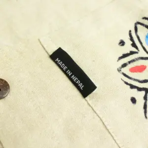Nomad Sari Kathmandu Shirt – Stone – XL | www.artisangoods.co.uk 9