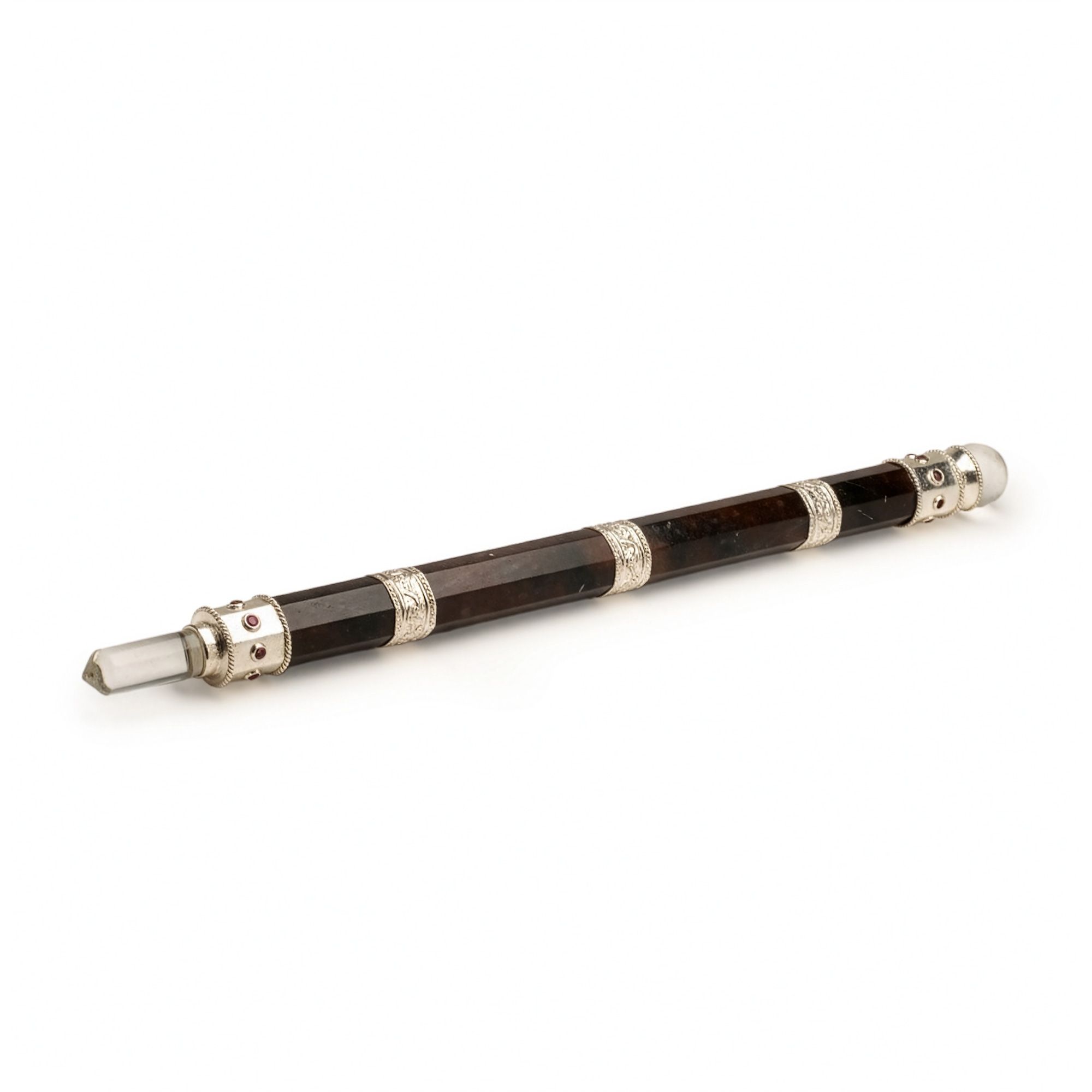 Bloodroot Soverign Wand -Extra Long Fancy Jasper Magic- Crystal Ball top – 26cm | www.artisangoods.co.uk 5
