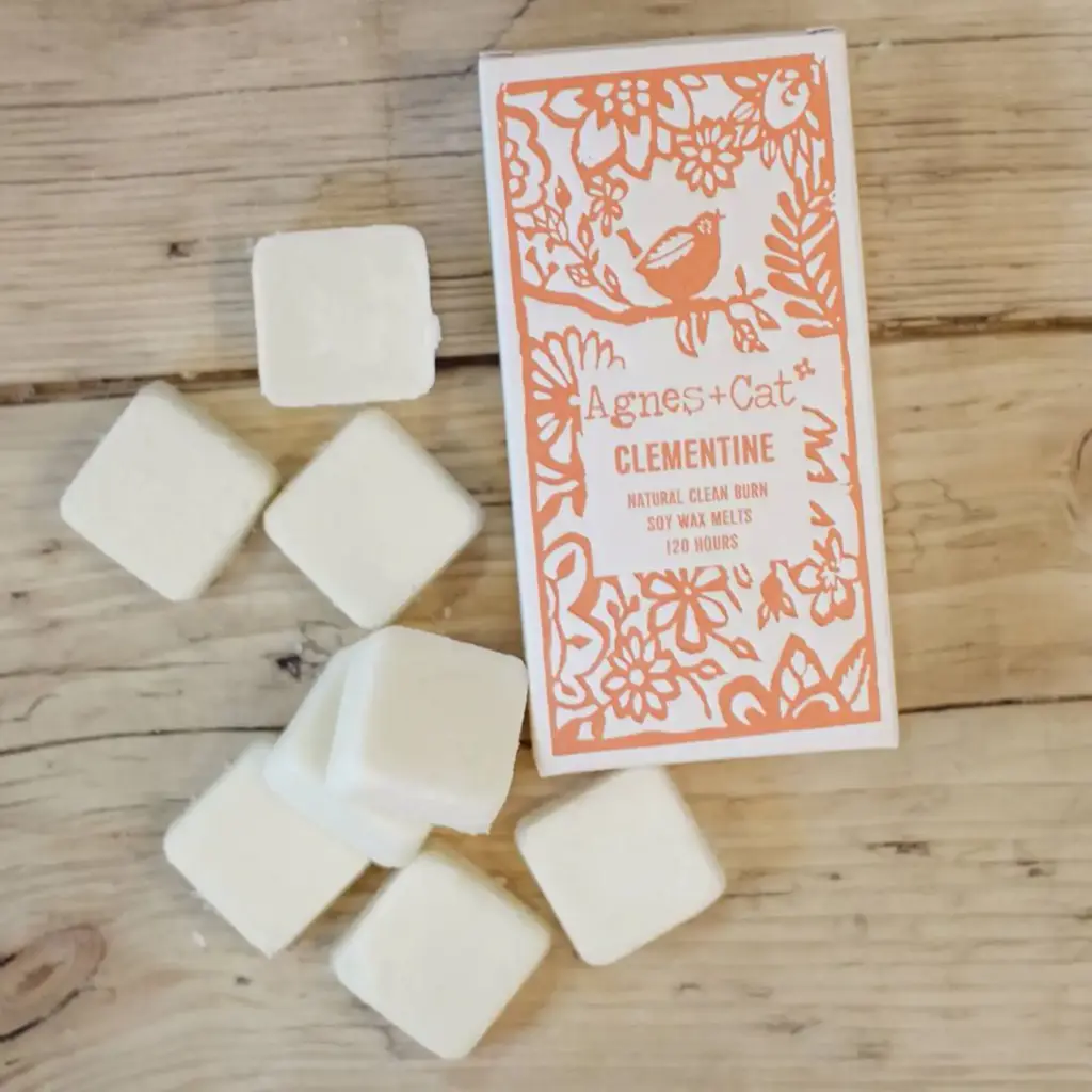 Agnes + Cat Box of 8 Wax Melts – Clementine | www.artisangoods.co.uk 3