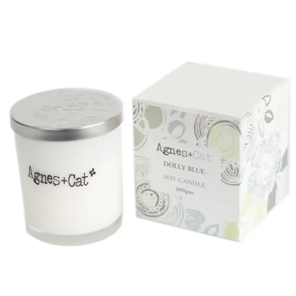 Agnes + Cat Votive Candle – Dolly Blue | www.artisangoods.co.uk 2