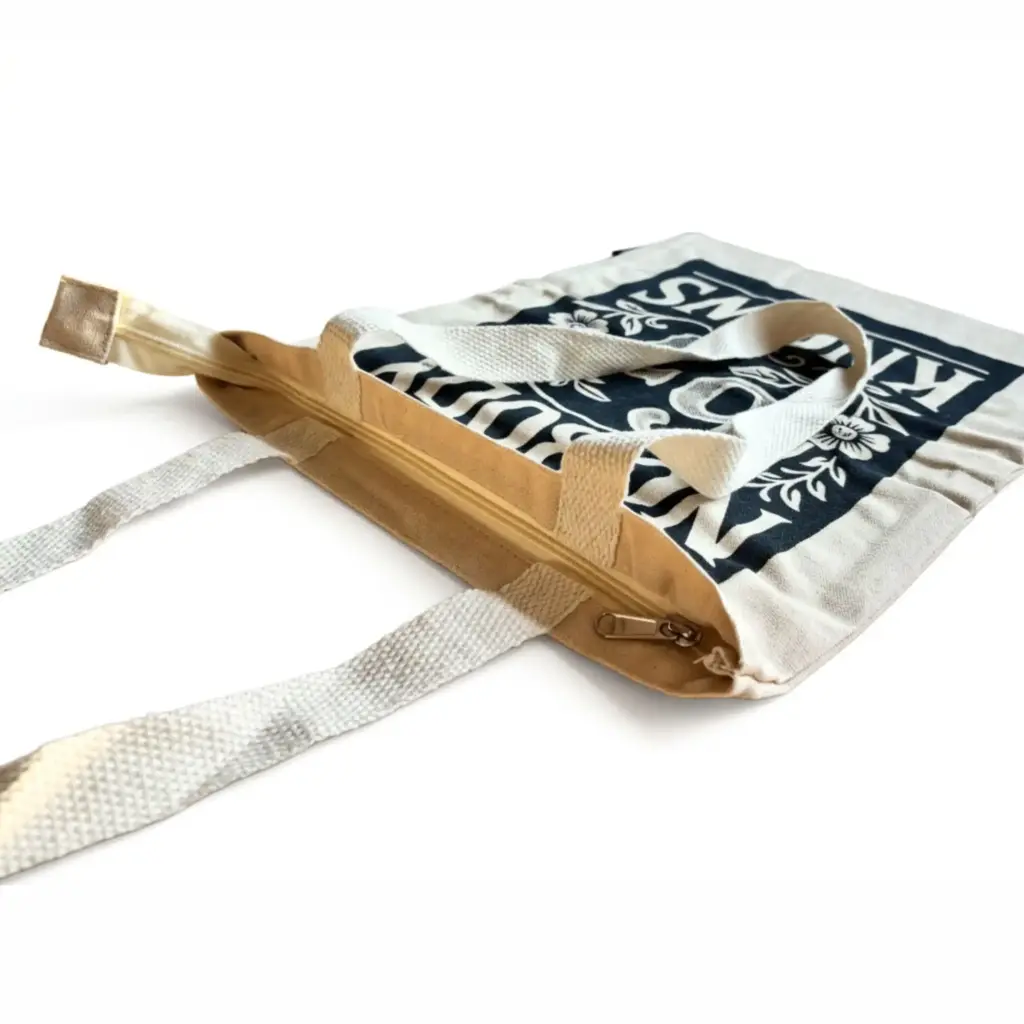 Nomad Sari Iconic Toni Tote Bag – Nobody Knows 67 – Natural 10oz | www.artisangoods.co.uk 5