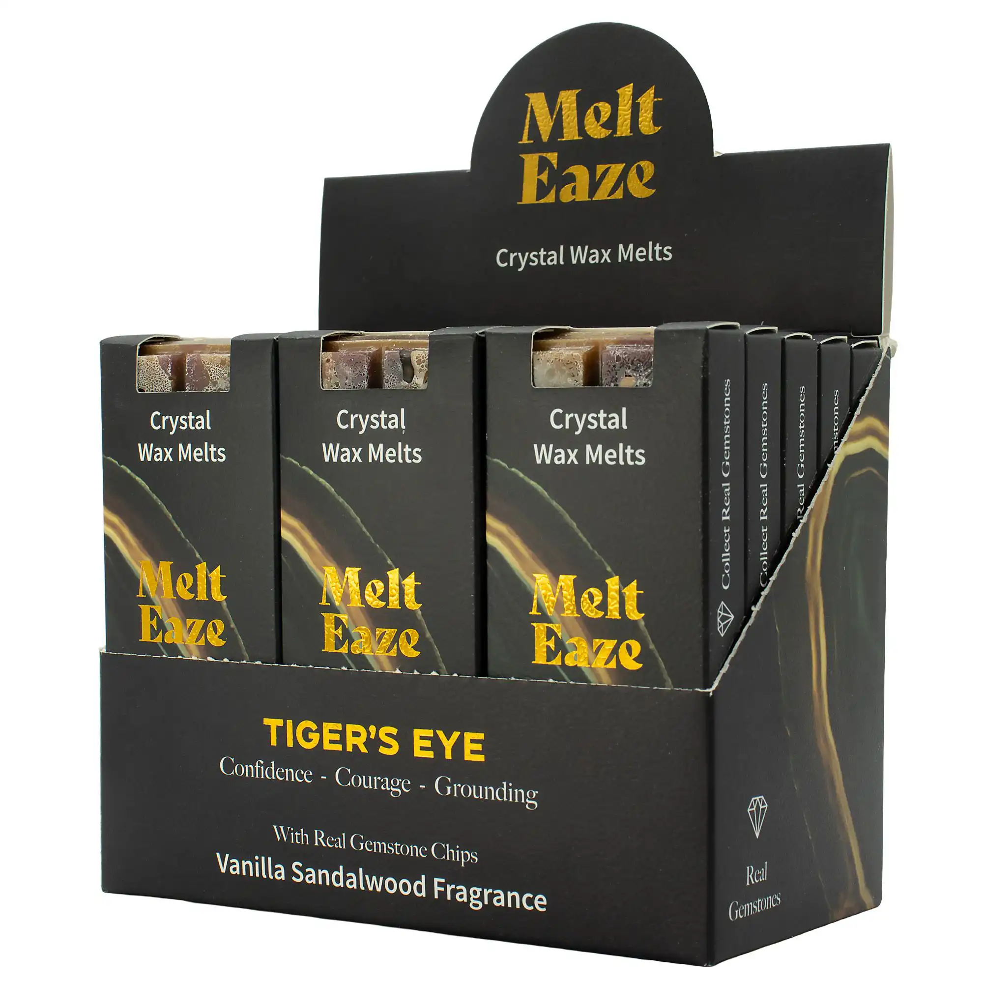 MeltEaze Wax Melts 50g – Tigereye Strength – Vanilla Sandalwood | www.artisangoods.co.uk 8 MeltEaze Wax Melts 50g - Tigereye Strength - Vanilla Sandalwood - Image 7
