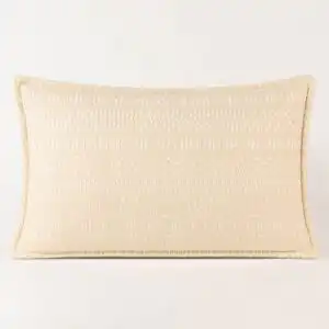 Classic Cushion Cover – Soft Stone- 30x50cm – Lumber Style | www.artisangoods.co.uk