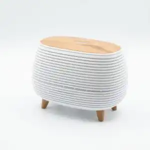 Futuristic Ribbed Aroma Diffuser with Colour-Changing Light