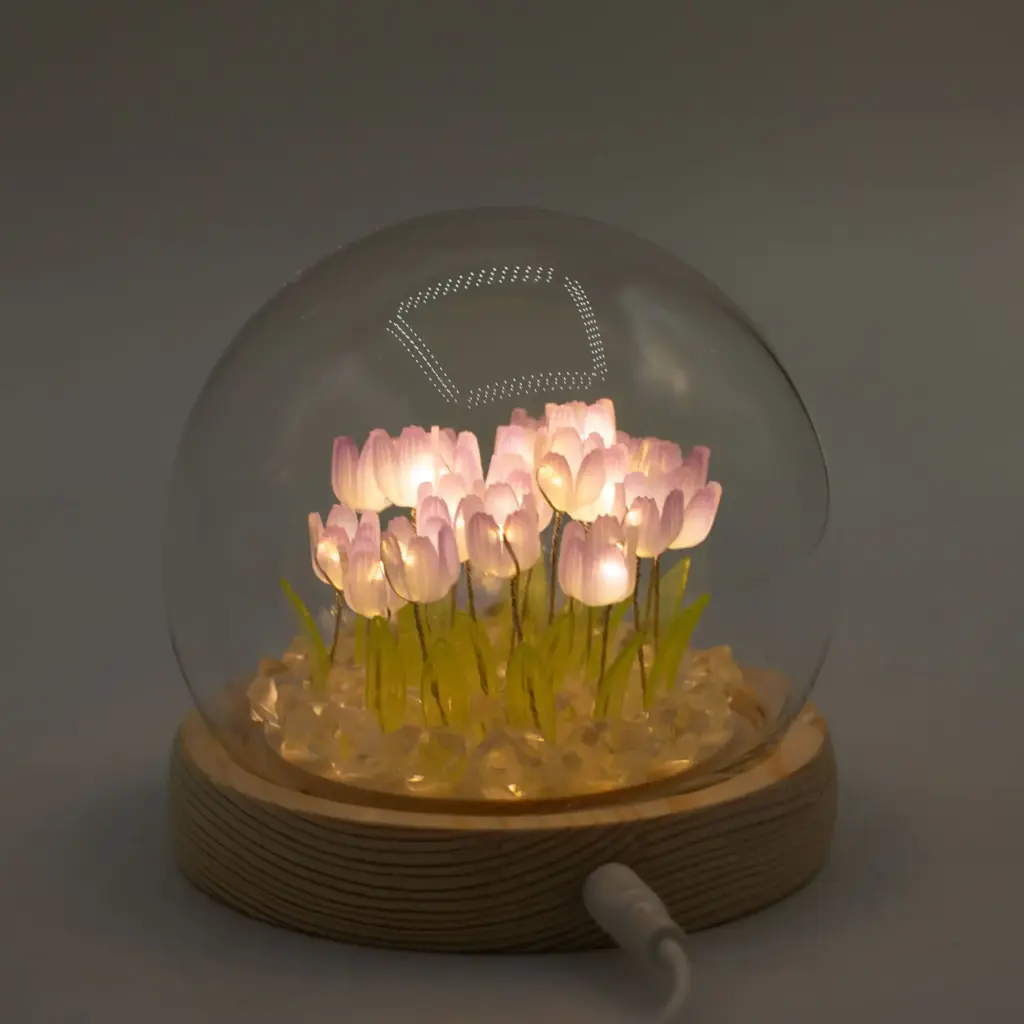 Floral Glow Garden Dome – 20 Tulips – LED USB | www.artisangoods.co.uk 4 Floral Glow Garden Dome – 20 Tulips – LED USB | www.artisangoods.co.uk 4