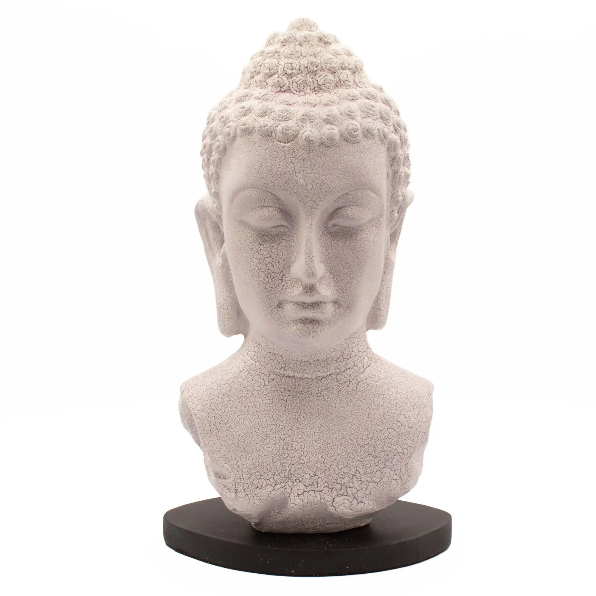 Buddha Bust Lamp Lavender Crackle – Oval Stand | www.artisangoods.co.uk 2 Buddha Bust Lamp Lavender Crackle – Oval Stand | www.artisangoods.co.uk 1