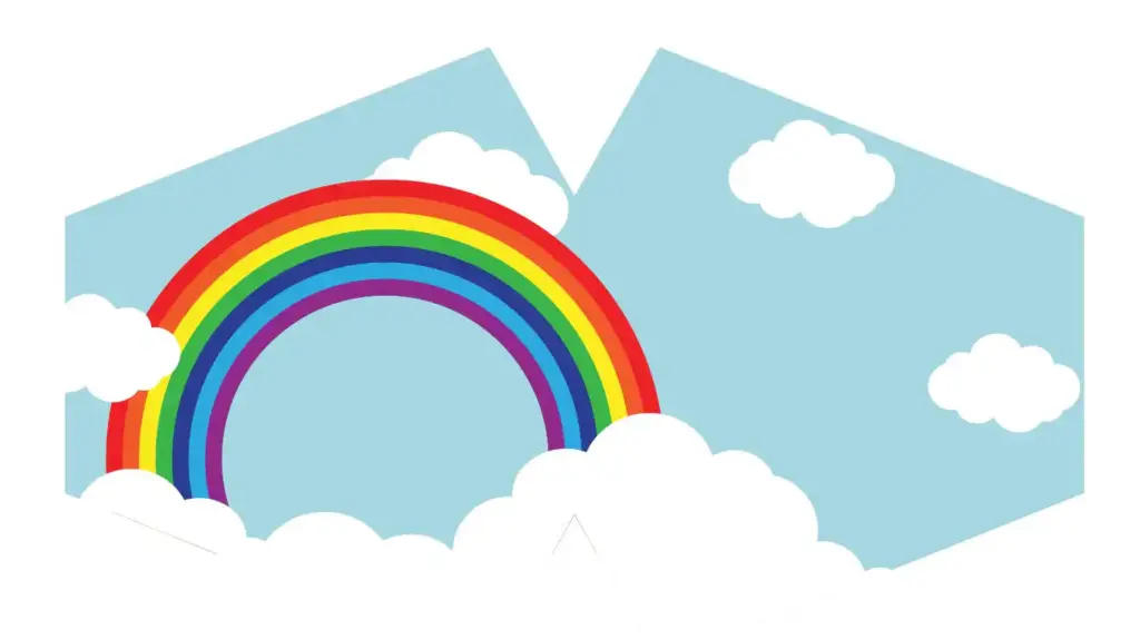 Reusable Fashion Face Mask – Rainbow (Adult) | www.artisangoods.co.uk