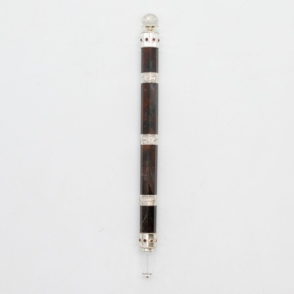 Bloodroot Soverign Wand -Extra Long Fancy Jasper Magic- Crystal Ball top – 26cm | www.artisangoods.co.uk 6