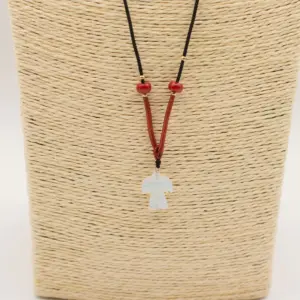 Cord Necklace Gemstone Pendant – Opalite Angel | www.artisangoods.co.uk 4