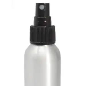 100ml Aluminium Bottle with Black Spray Top | www.artisangoods.co.uk 1