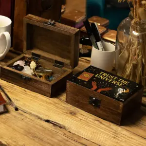 Medium Enamelled Box  – Trust the Universe | www.artisangoods.co.uk 5