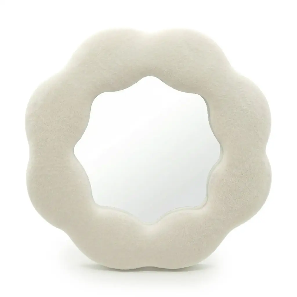 Soft Squiggly Mirror – Flower – Stone (25.4×25.4×2.3cm) | www.artisangoods.co.uk 4 Soft Squiggly Mirror – Flower – Stone (25.4×25.4×2.3cm) | www.artisangoods.co.uk 4