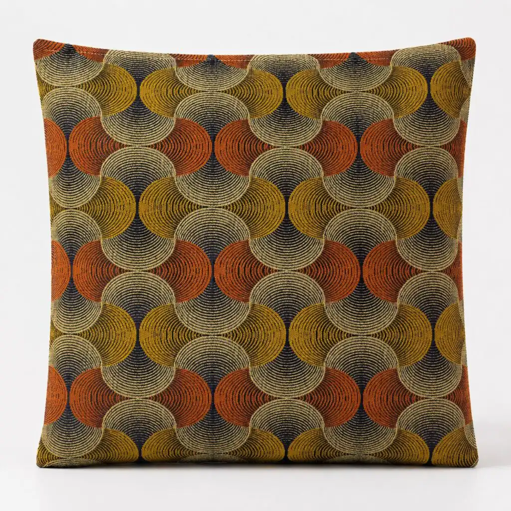 Classic Cushion Cover – Urban Swirl – 60x60cm – Jumbo Style | www.artisangoods.co.uk 3