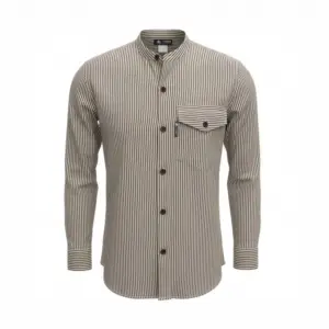Nomad Sari Grandad Shirt – Grey Stone – Medium | www.artisangoods.co.uk 6