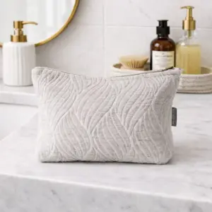 Nomad Sari Indian Jacquard Toiletry Bag – Moonlit Weave | www.artisangoods.co.uk 9