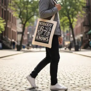 Nomad Sari Iconic Toni Tote Bag – Nobody Knows 67 – Natural 10oz | www.artisangoods.co.uk 2