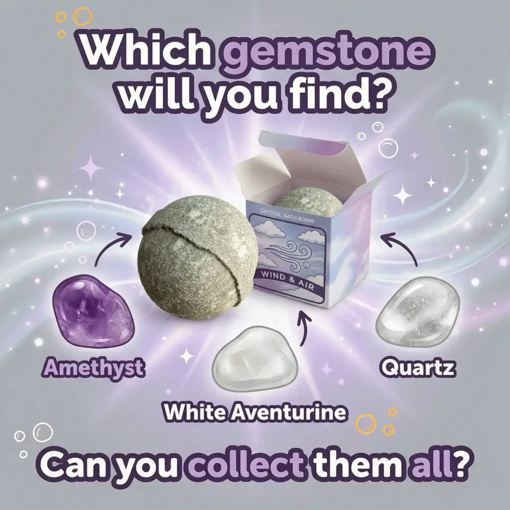 Elemental Crystal Bath Bomb – Air | www.artisangoods.co.uk 2 Elemental Crystal Bath Bomb – Air | www.artisangoods.co.uk 2