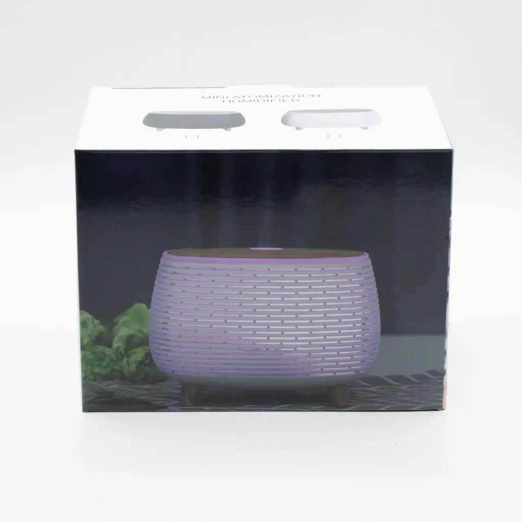 Futuristic Ribbed Aroma Diffuser with Colour-Changing Light | www.artisangoods.co.uk 2