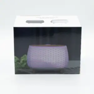 Futuristic Ribbed Aroma Diffuser with Colour-Changing Light | www.artisangoods.co.uk 2