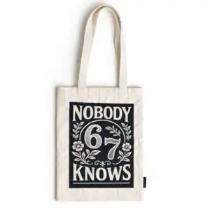 Nomad Sari Iconic Toni Tote Bag – Nobody Knows 67 – Natural 10oz | www.artisangoods.co.uk 1