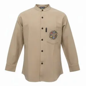 Nomad Sari Kathmandu Shirt – Stone – Large | www.artisangoods.co.uk 8
