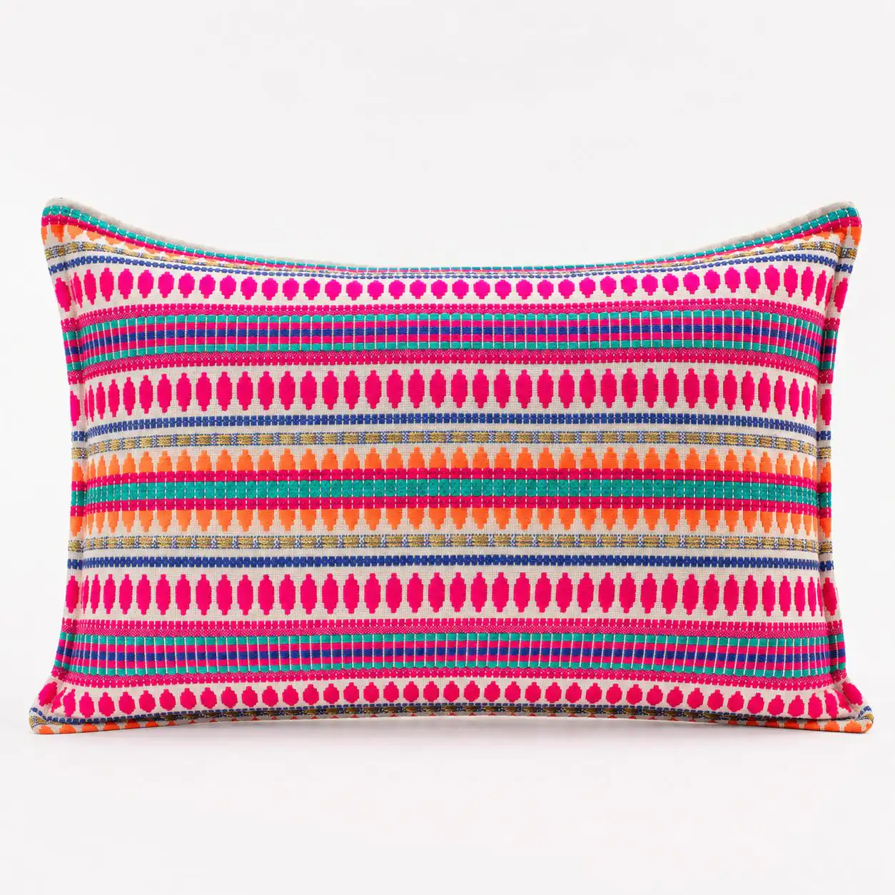Classic Cushion Cover - Neon Stripes- 30x50cm - Lumber Style - Image 2
