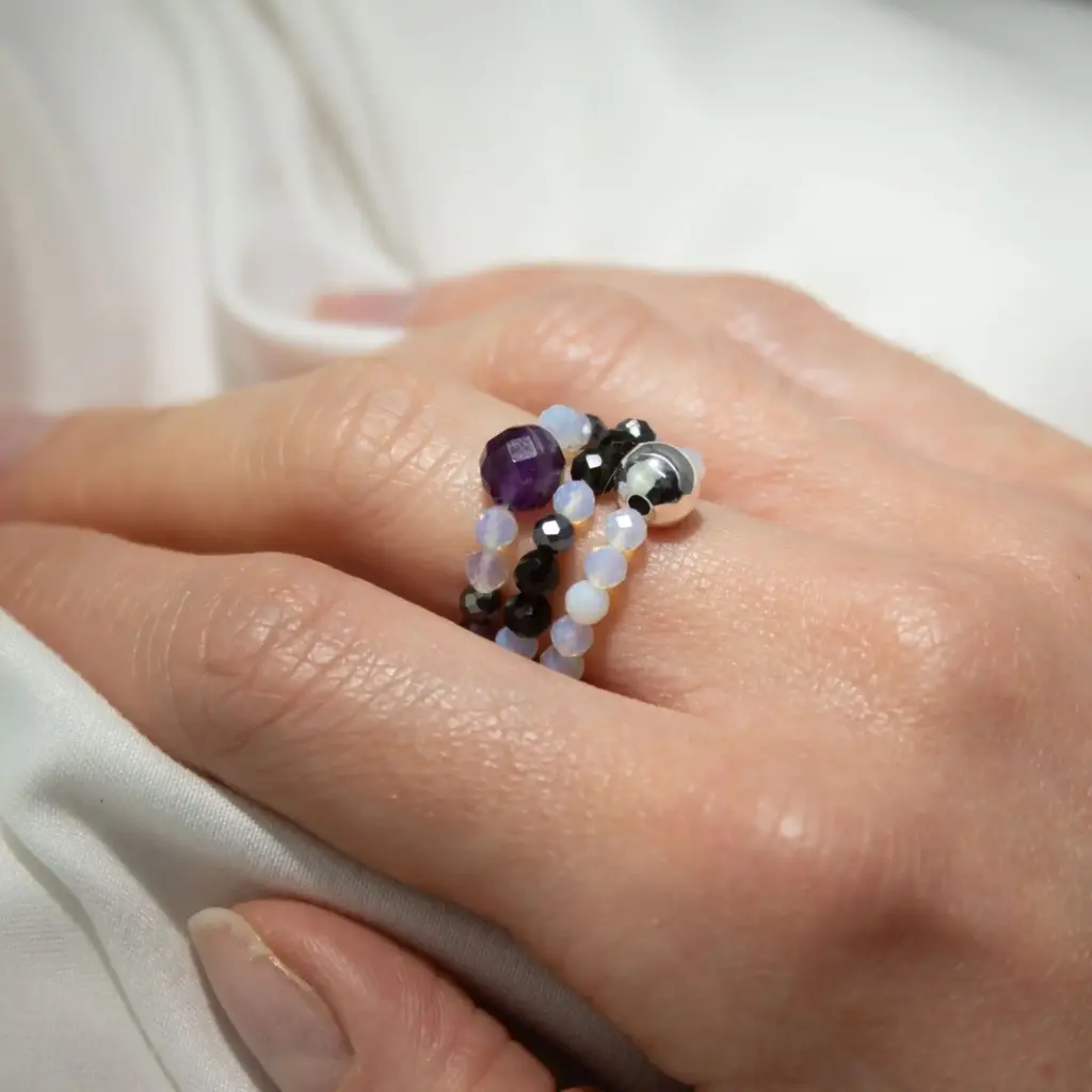 Nymph Spirit Gemstone Ring Set – Full Moon | www.artisangoods.co.uk 8