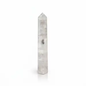 Gemstone Six Face Obelisk Poins approx 17cm – Rock Crystal | www.artisangoods.co.uk 2