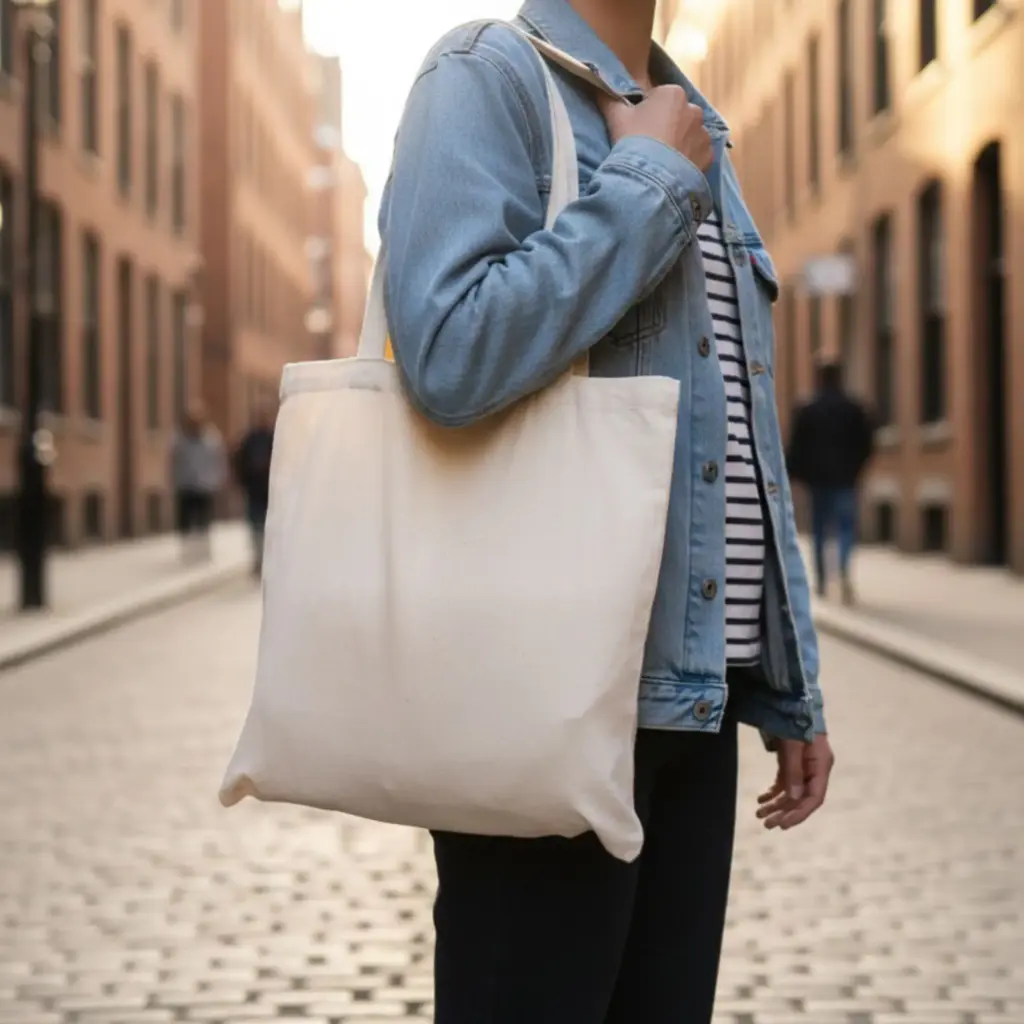 Nomad Sari Iconic Toni Tote Bag – Unprinted – Natural 10oz | www.artisangoods.co.uk 4