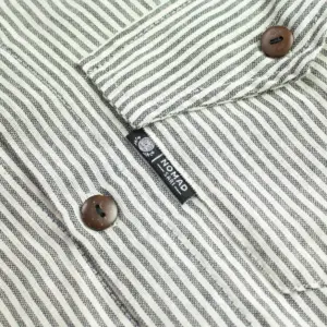 Nomad Sari Grandad Shirt – Grey Stone – Large | www.artisangoods.co.uk 3