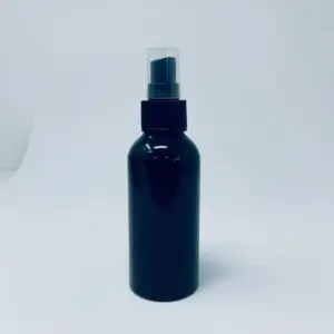 120m Black Aluminium bottle & spray cap | www.artisangoods.co.uk 2
