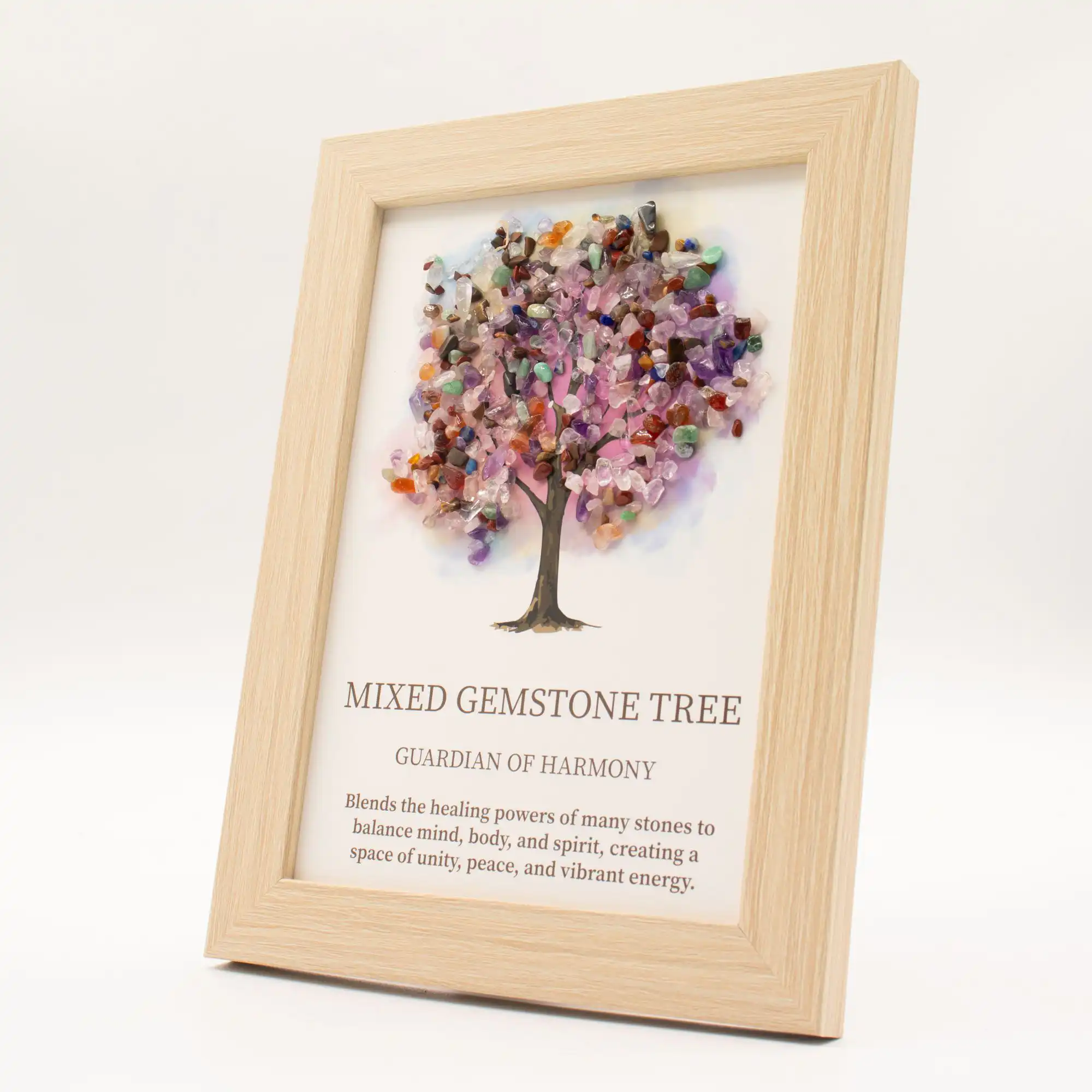 Gemstone Picture – Tree of Life – Multi (20×14.7x1cm) | www.artisangoods.co.uk 2 Gemstone Picture - Tree of Life - Multi (20x14.7x1cm)