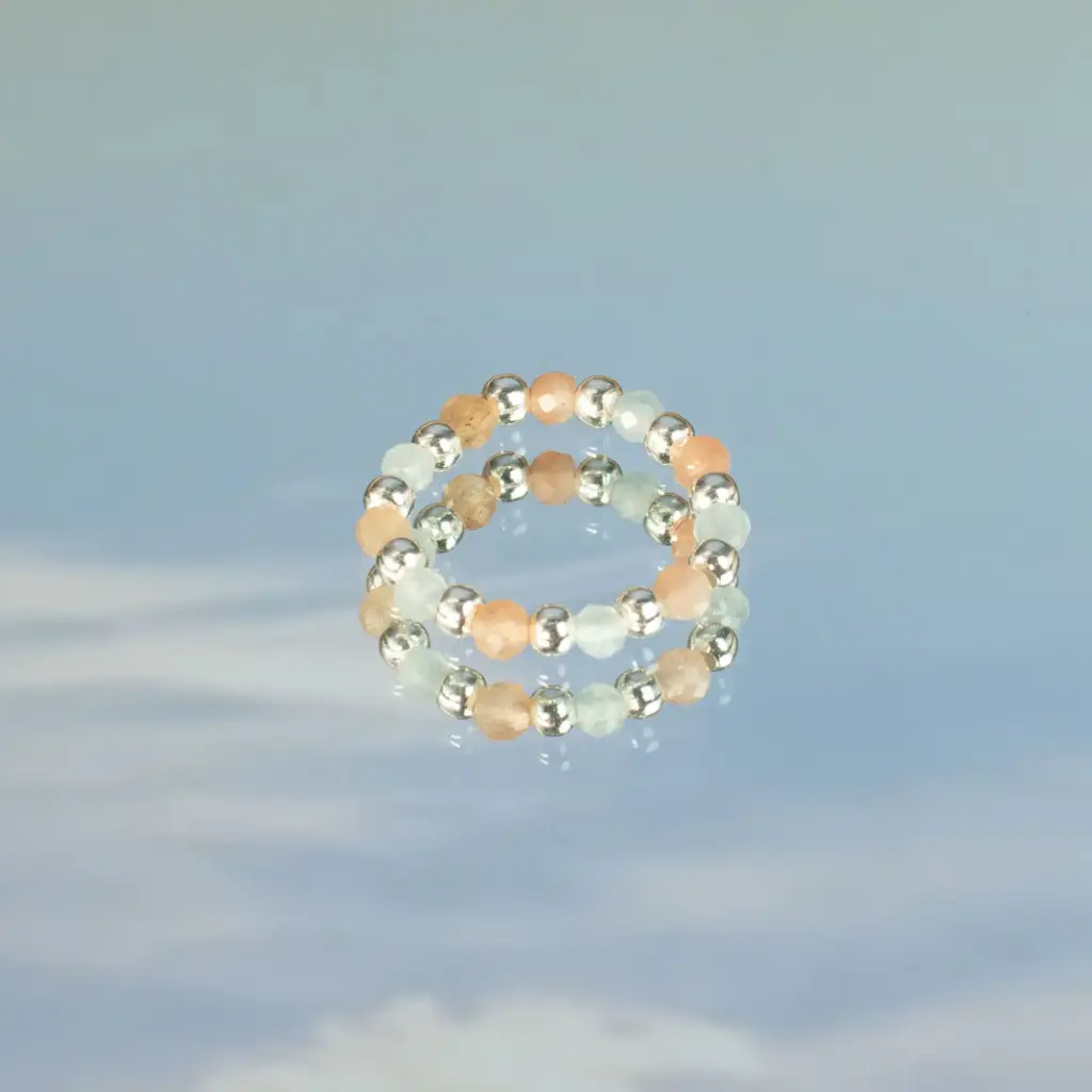 Nymph Spirit Gemstone Ring Set – Sea Sunset | www.artisangoods.co.uk 9