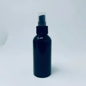 120m Black Aluminium bottle & spray cap | www.artisangoods.co.uk