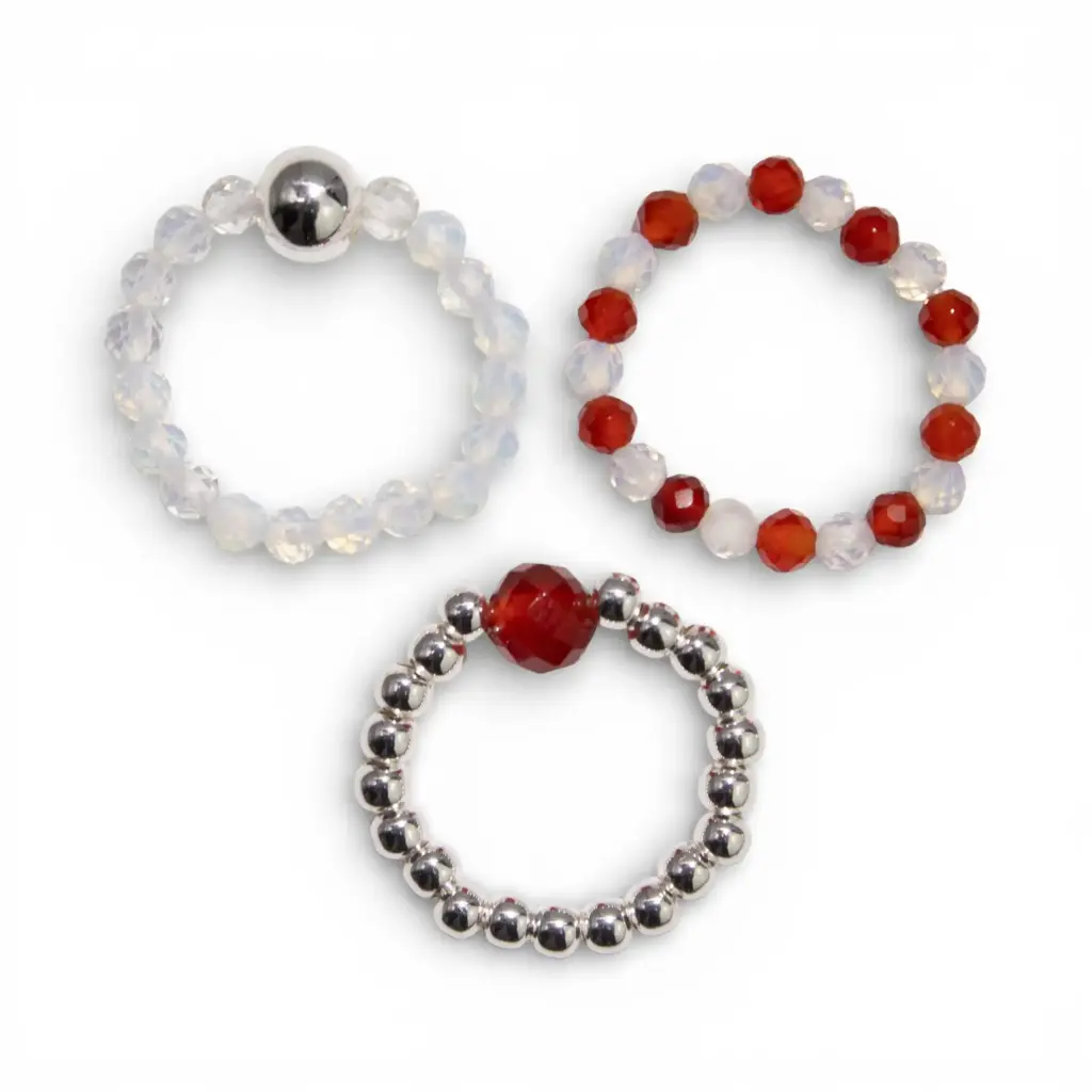 Nymph Spirit Gemstone Ring Set – Blood Moon | www.artisangoods.co.uk 8