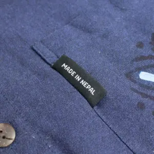 Nomad Sari Kathmandu Shirt – Indigo – Medium | www.artisangoods.co.uk 7