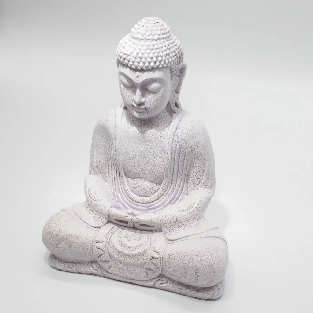 Meditation Buddha Lamp Lavender Crackle – Oval Stand | www.artisangoods.co.uk 3 Meditation Buddha Lamp Lavender Crackle – Oval Stand | www.artisangoods.co.uk 3