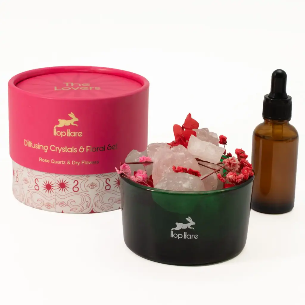 Hop Hare Diffusing Crystals & Floral Set – The Lovers | www.artisangoods.co.uk