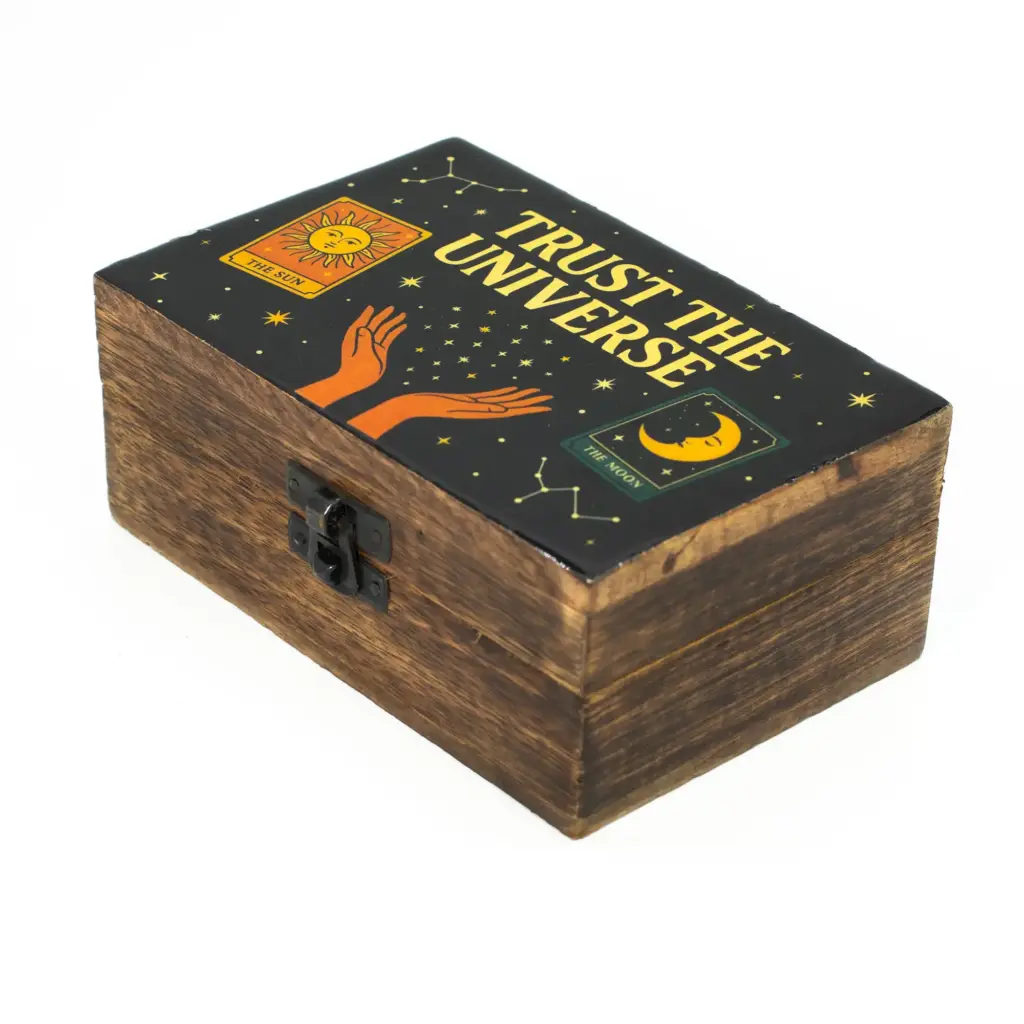 Medium Enamelled Box  – Trust the Universe | www.artisangoods.co.uk 2