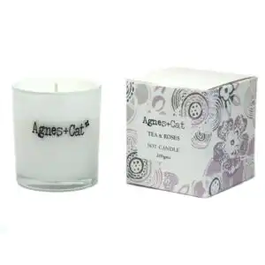 Agnes + Cat Votive Candle – Tea and Roses | www.artisangoods.co.uk 1