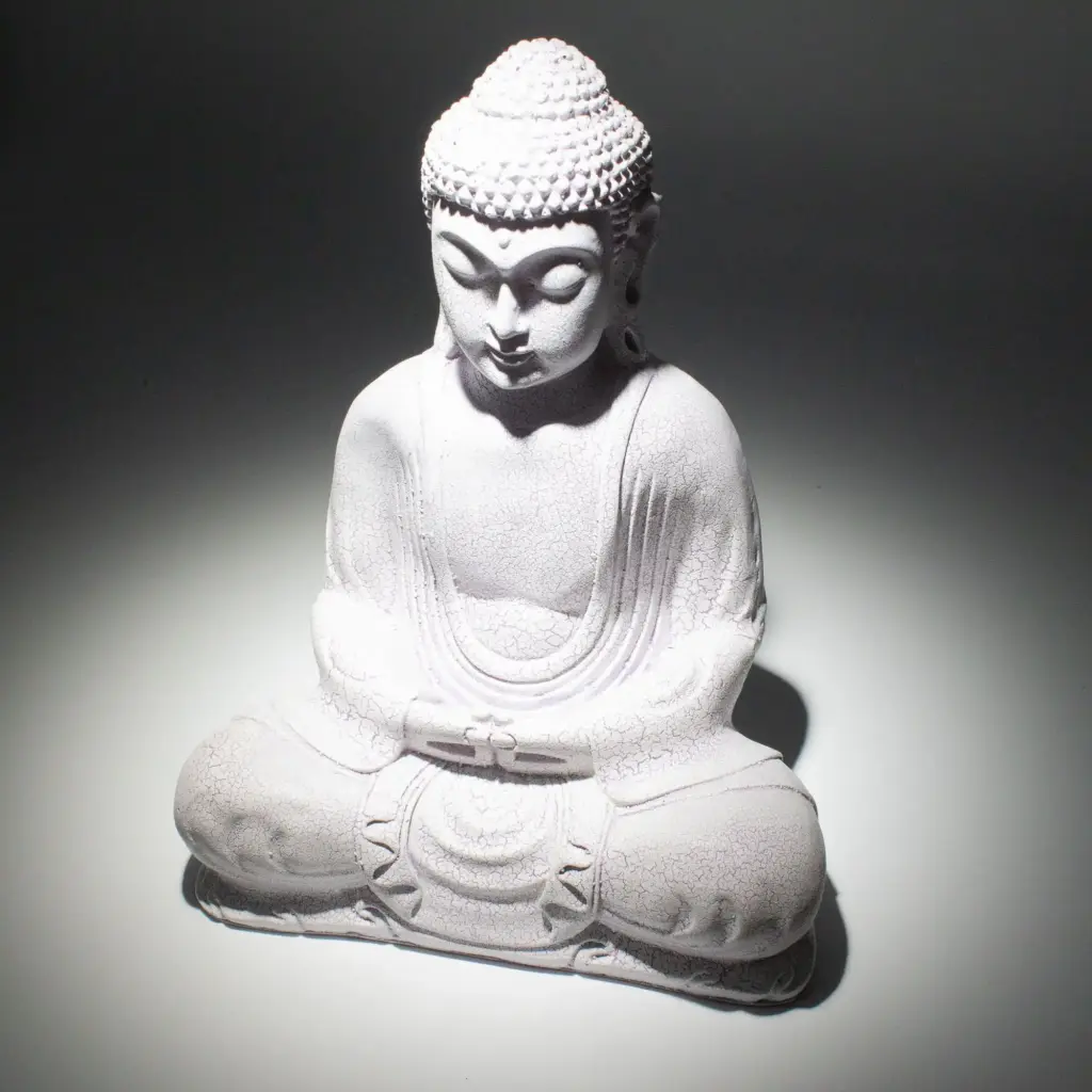 Meditation Buddha Lamp Lavender Crackle – Oval Stand | www.artisangoods.co.uk 4 Meditation Buddha Lamp Lavender Crackle – Oval Stand | www.artisangoods.co.uk 4