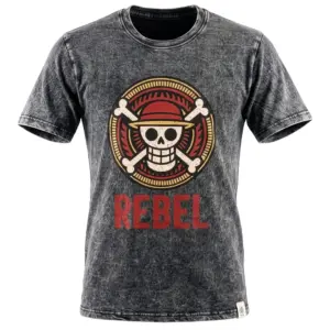 Nomad Sari Stonewashed Cotton T-Shirt – Rebel – Charcoal – XL | www.artisangoods.co.uk 2