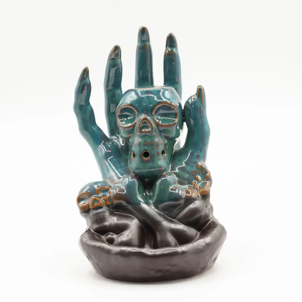 Backflow Incense Burner – Skull in Hand | www.artisangoods.co.uk 5 Backflow Incense Burner – Skull in Hand | www.artisangoods.co.uk 5