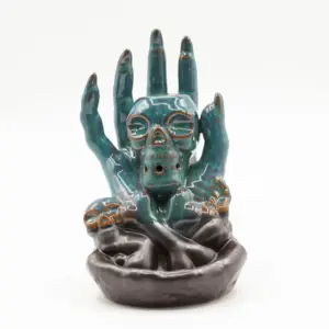 Backflow Incense Burner – Skull in Hand | www.artisangoods.co.uk 5