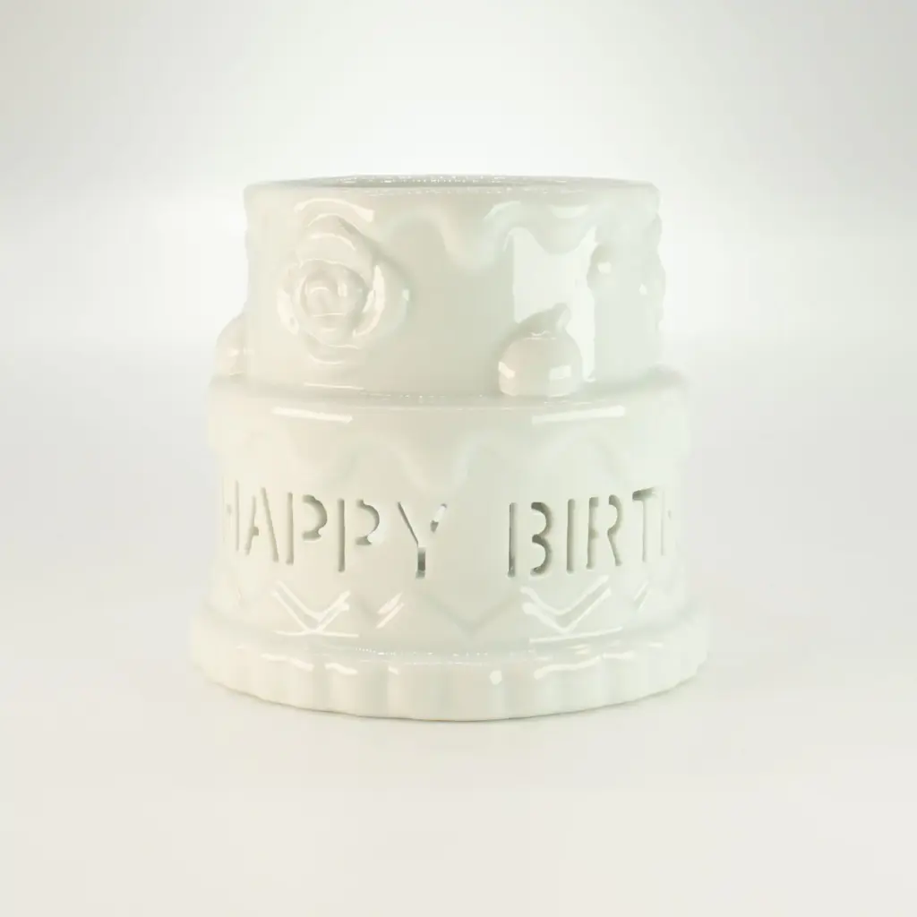 Ceramic Cake Oil Burner – HAPPY BIRTHDAY – White | www.artisangoods.co.uk 5 Ceramic Cake Oil Burner – HAPPY BIRTHDAY – White | www.artisangoods.co.uk 5